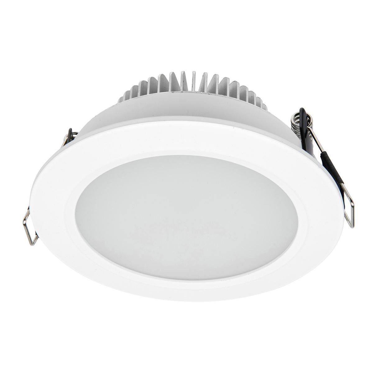 LED D/LIGHT UMBRA 10W CCT 92MM C/O WHT