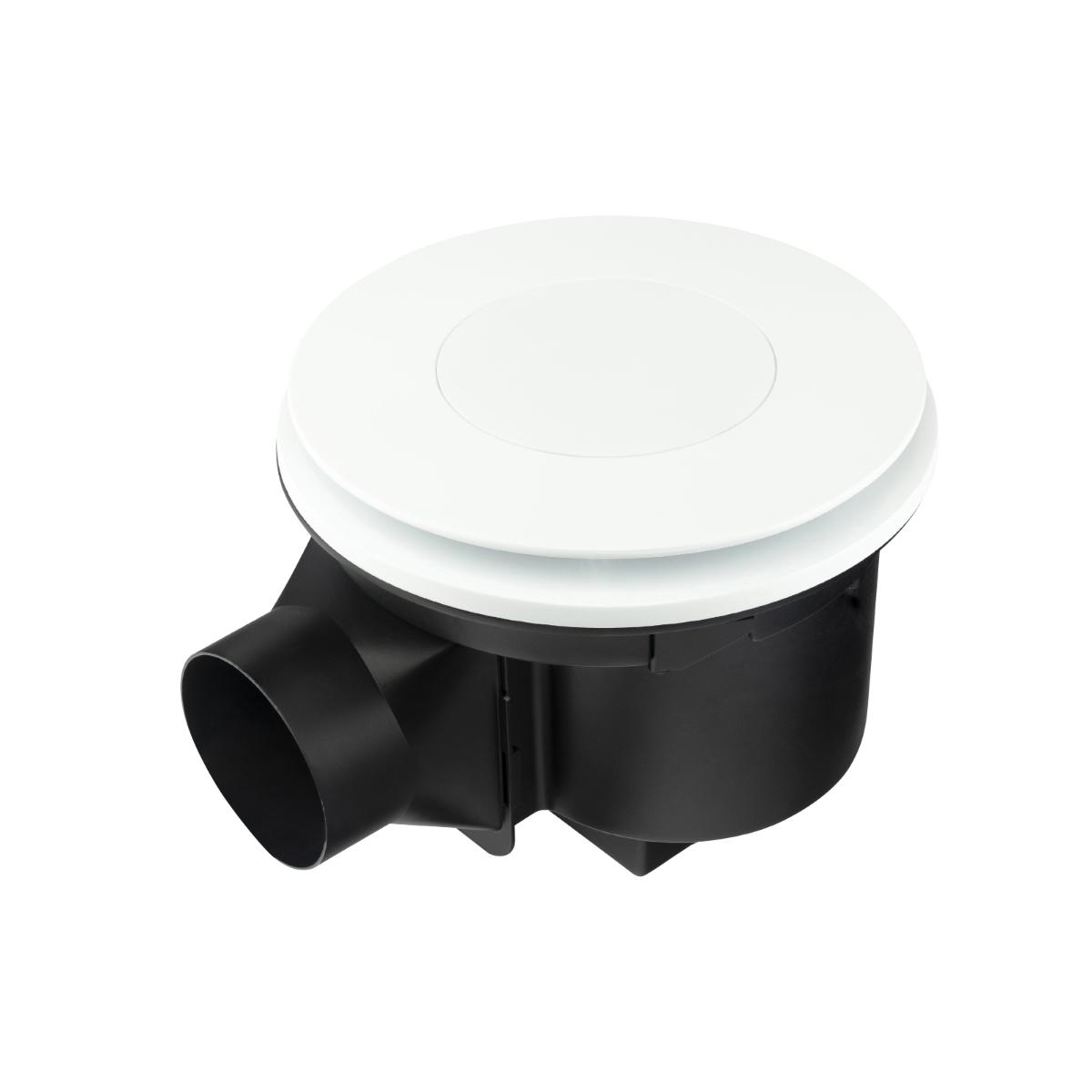 DC EXHAUST FAN + LED BLIZZARD 330MM RND