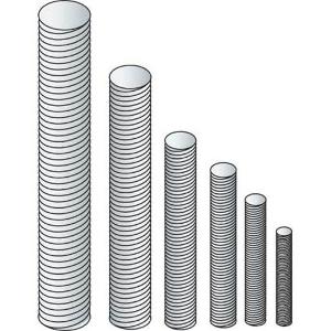 THREADED ROD M12 X 3 MTR HDG