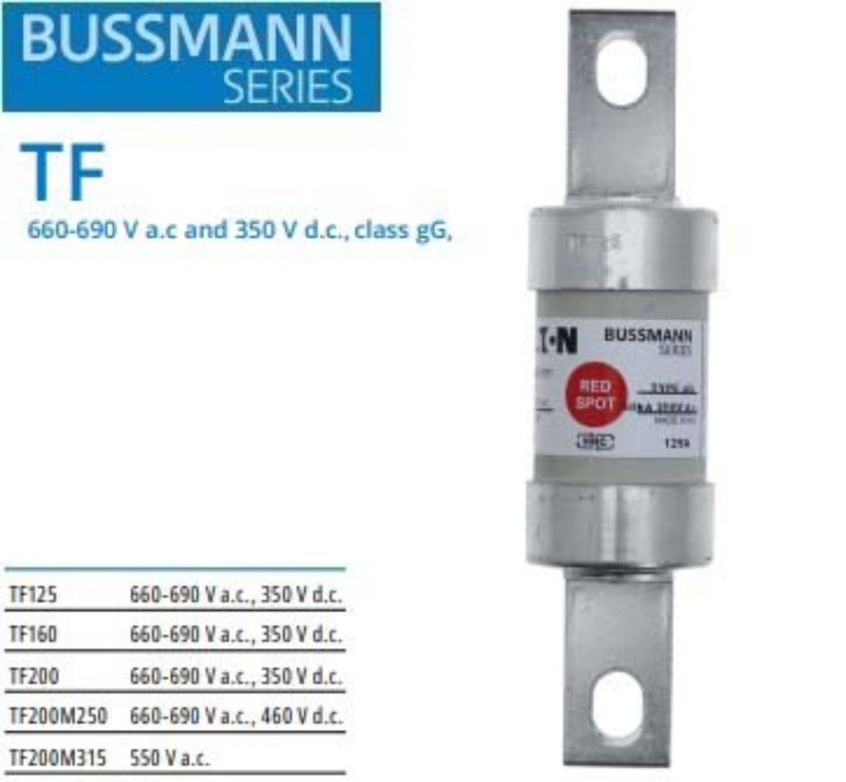 BOLT-IN FUSE CENTRE TAG 660V 160A