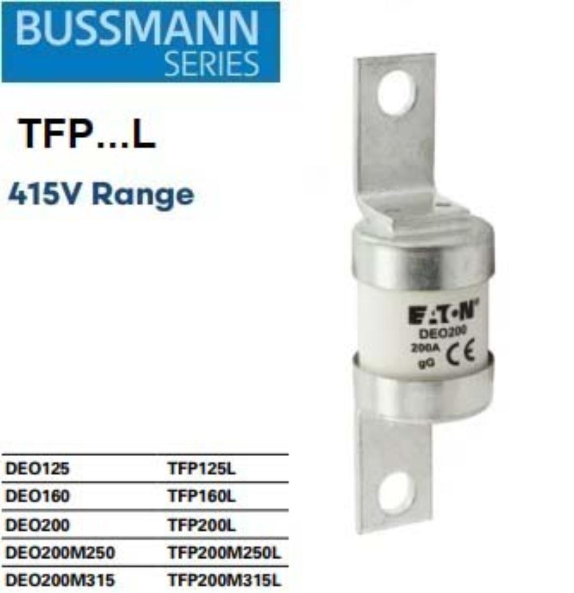 FUSE BOLT-IN OFFSET TAG 415V 125A