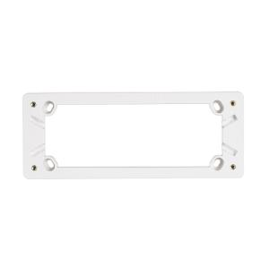 MOUNTING BLOCK FOR 4G OUTLET WHITE