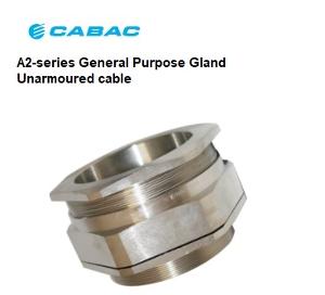 A2 METAL CABLE GLAND W/P UNARM 50MM A2 METAL CABLE GLAND W/P UNARM 50MM