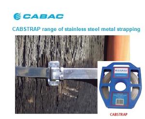 CABAC 12.7MM S/STEEL 304SS BUCKLE 100 PK