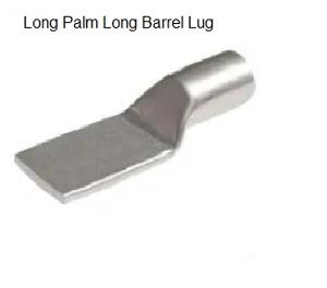 CU CRIMP LUG LONG BARREL/PALM 300MM BLNK