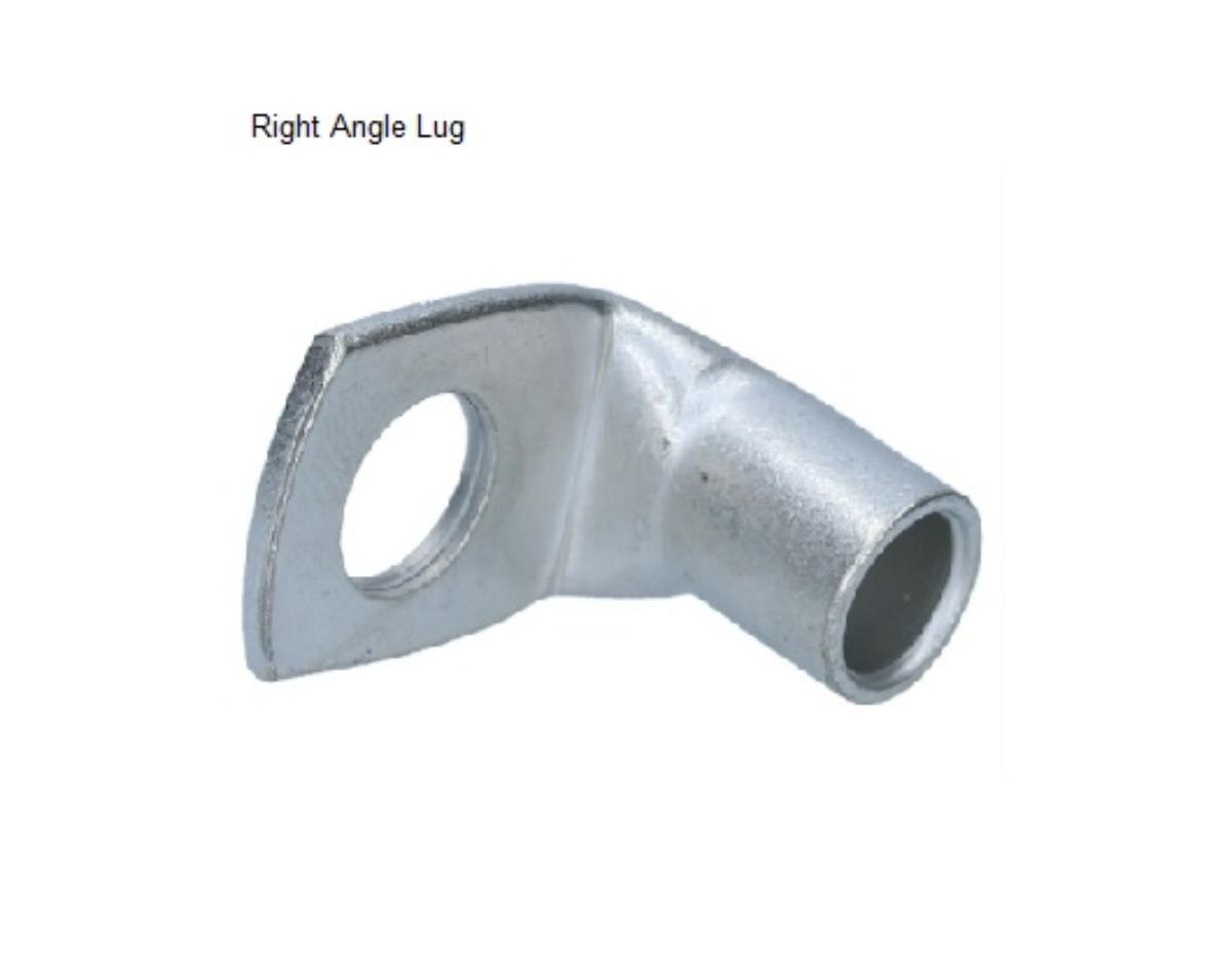 CU CRIMP LUG RIGHT ANGLE 70MM M12 STUD