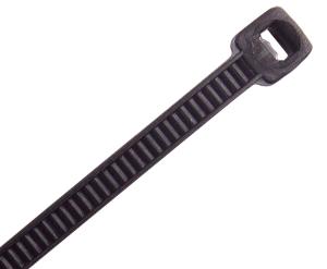 NYLON CABLE TIE 140X3.6MM BLACK 100PK