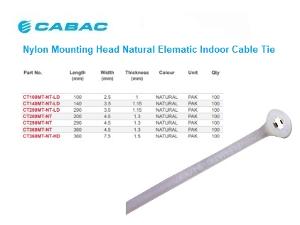 METAL TOOTH CABLE TIE 1215 200X4.5MM NT