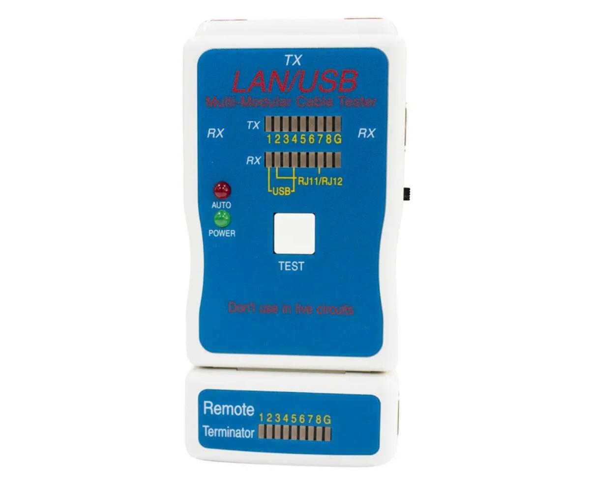 CABLE TESTER RJ11 RJ12 RJ45 COAX