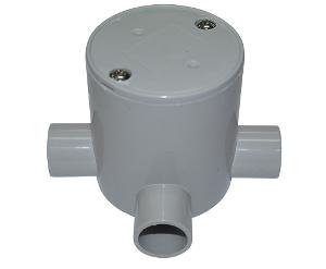 JUNCTION BOX DEEP 20MM 3 WAY ENTRY