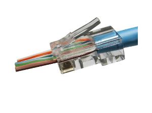 CAT6 UNSHIELDED FEED THROUGH PLUG 25PK CAT6 UNSHIELDED FEED THROUGH PLUG 25PK