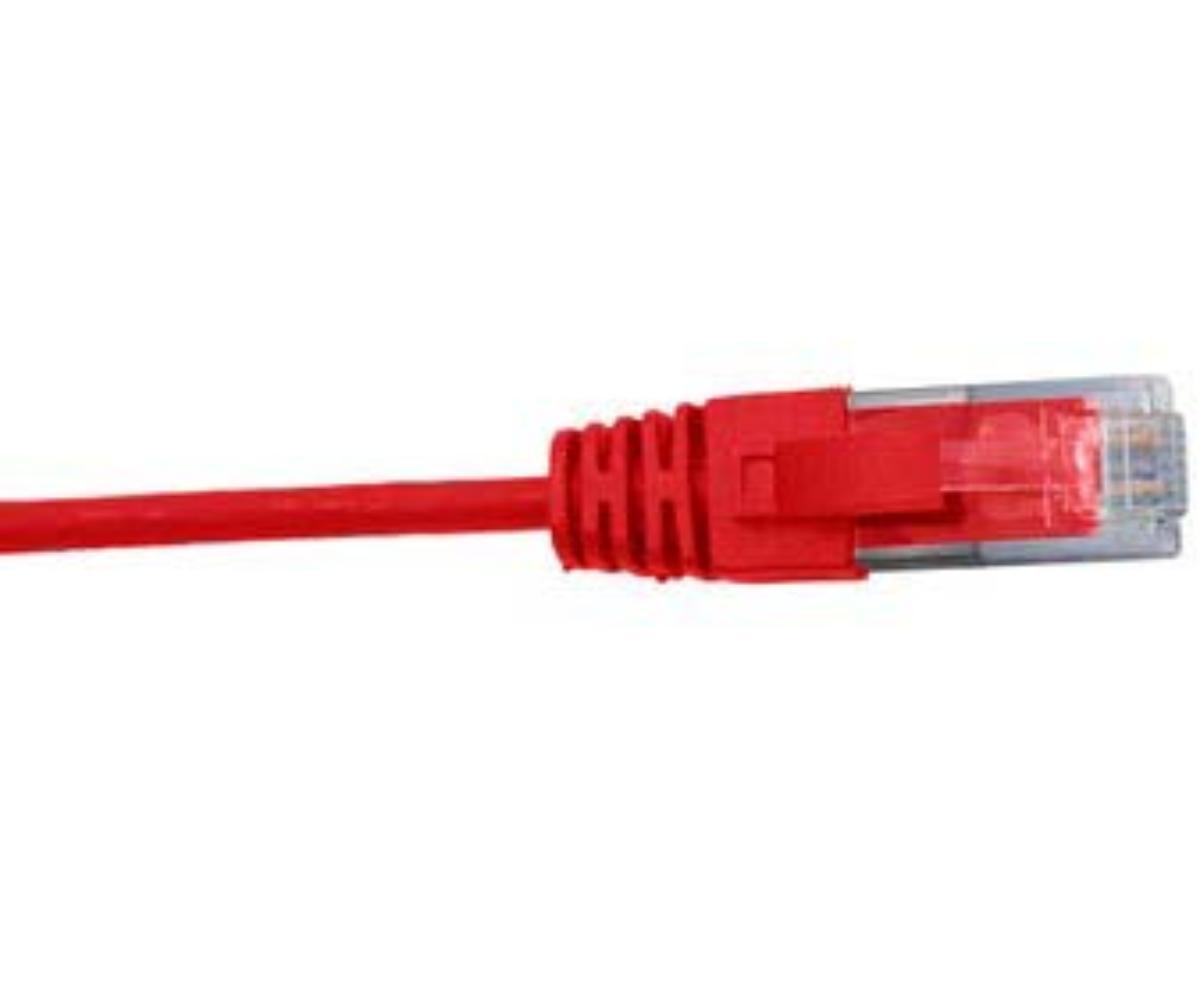 CAT6 PATCHLEAD 28AWG RED 0.5M SLIM
