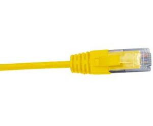 CAT6 PATCHLEAD 28AWG SLIM YELLOW 1.0MTR CAT6 PATCHLEAD 28AWG SLIM YELLOW 1.0MTR