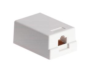 CAT6 RJ45 SURFACE MOUNT SOCKET SINGLE