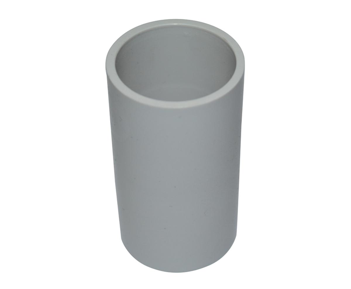 PLAIN COUPLING PVC GREY 50MM 10 BOX