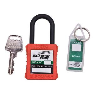 DIELECTRIC PADLOCK KEYED ALIKE RED DIELECTRIC PADLOCK KEYED ALIKE RED
