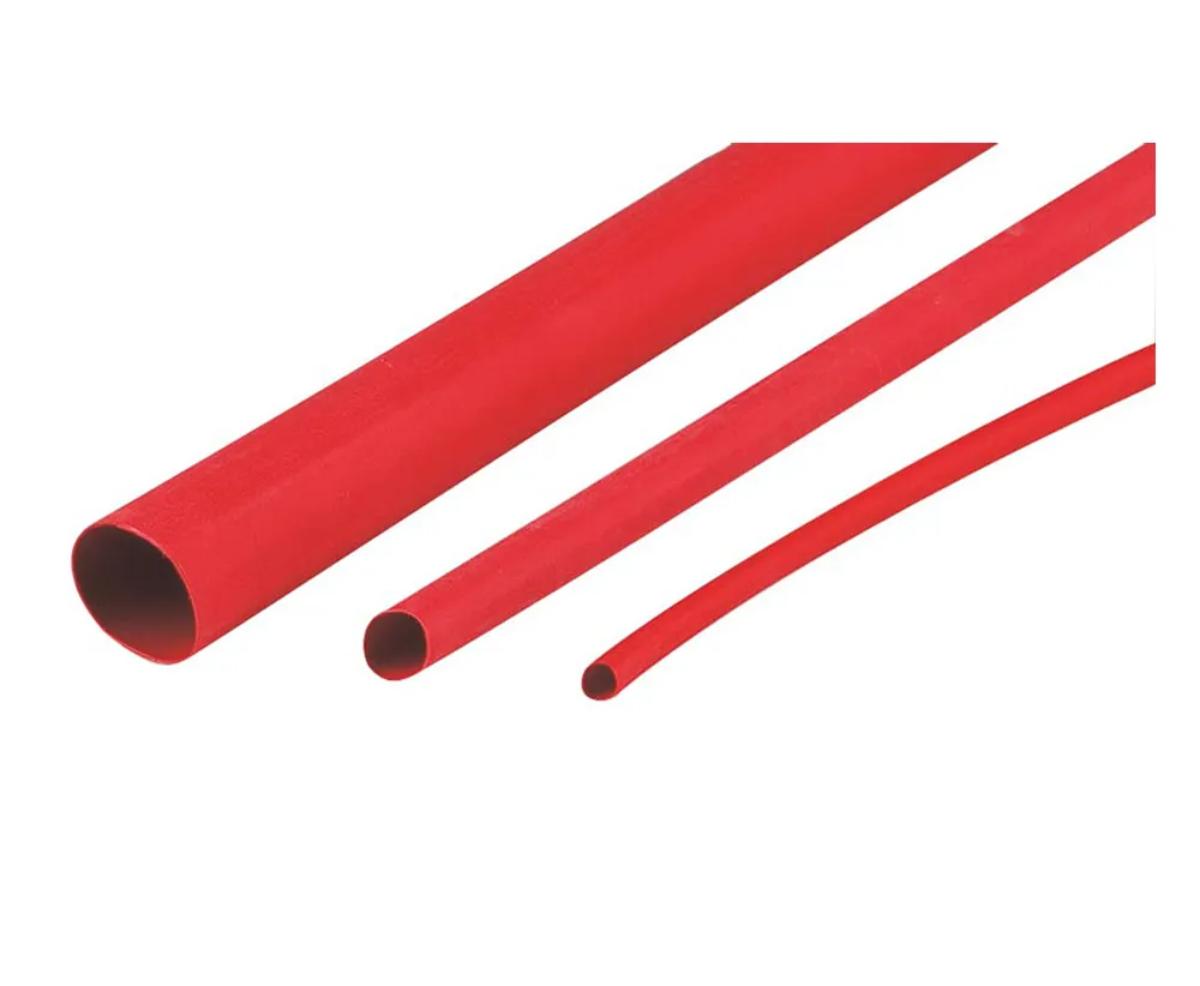 HEATSHRINK THIN WALL 76MM RED 25M