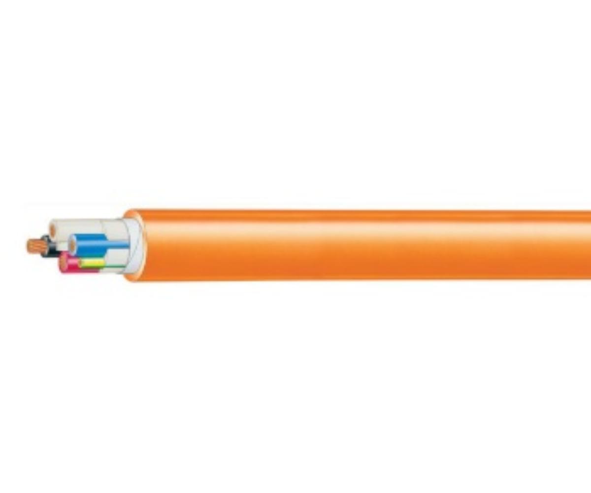 ORANGE CIRCULAR 4MM 4C&ECC 0.6/1KV