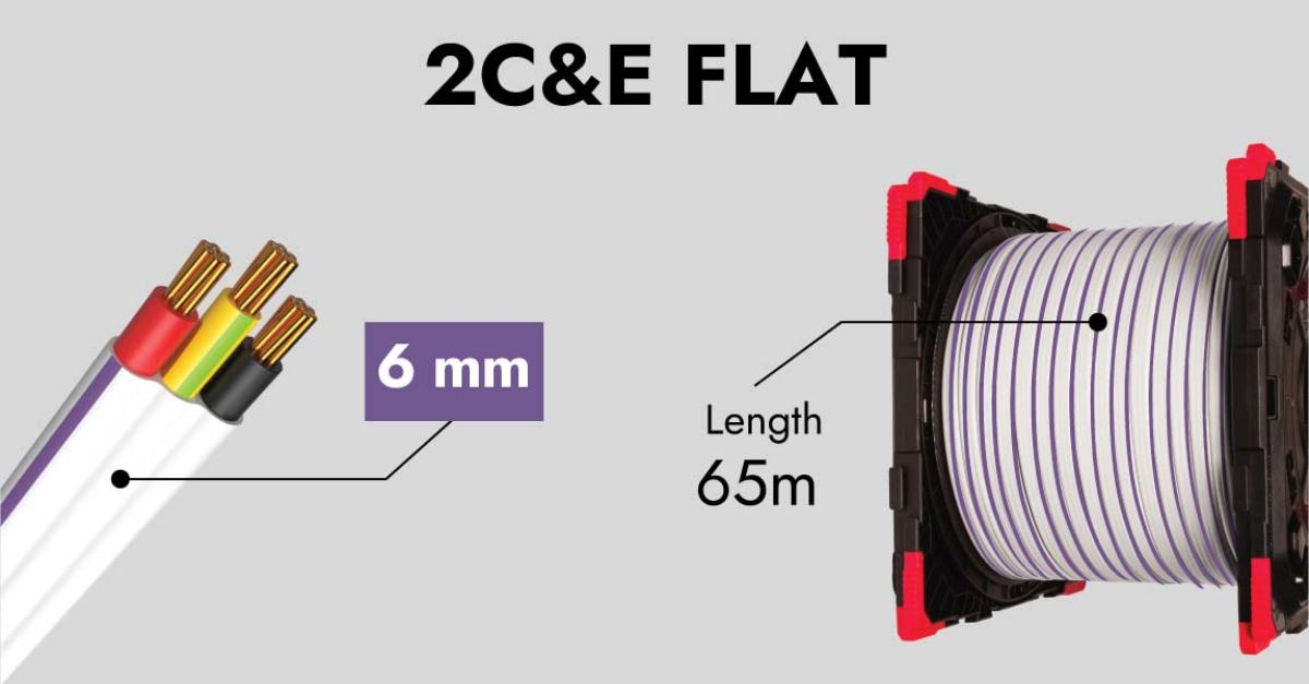 FLAT TWIN + EARTH 6MM 65M BOOST SPOOL