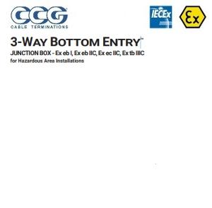 JUNCTION BOX EX SZ1 3 WAY 20MM+TERMINALS