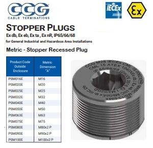 EXDE STOPPER PLUG 20MM