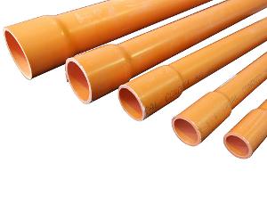 CLASS6 CONDUIT PVC RIGID 100MM ORANGE 6M