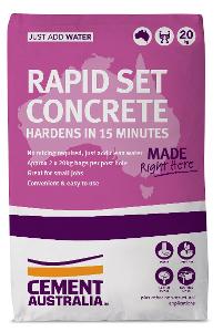 RAPID SET CONCRETE 20KG RAPID SET CONCRETE 20KG