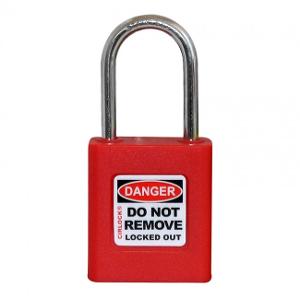 S/S SAFETY LOCKOUT PADLOCK 38MM RED S/S SAFETY LOCKOUT PADLOCK 38MM RED