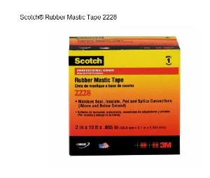 MASTIC TAPE RUBBER 25MM X 3M BLACK