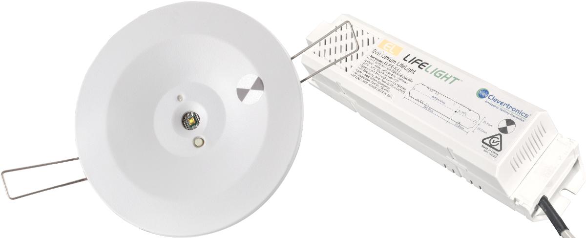 LED EMERG RECESSED LIFELIGHT D40