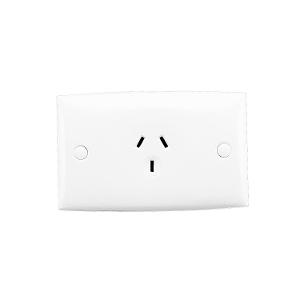 AUTO SINGLE SOCKET OUTLET 10A S/P WHITE AUTO SINGLE SOCKET OUTLET 10A S/P WHITE