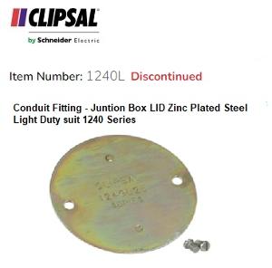 JUNCTION BOX LID L/D Z/PTD