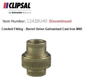 UNION BARREL CAST IRON 40MM