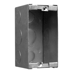 DEEP METAL WALL BOX 1G POURED CONCRETE DEEP METAL WALL BOX 1G POURED CONCRETE