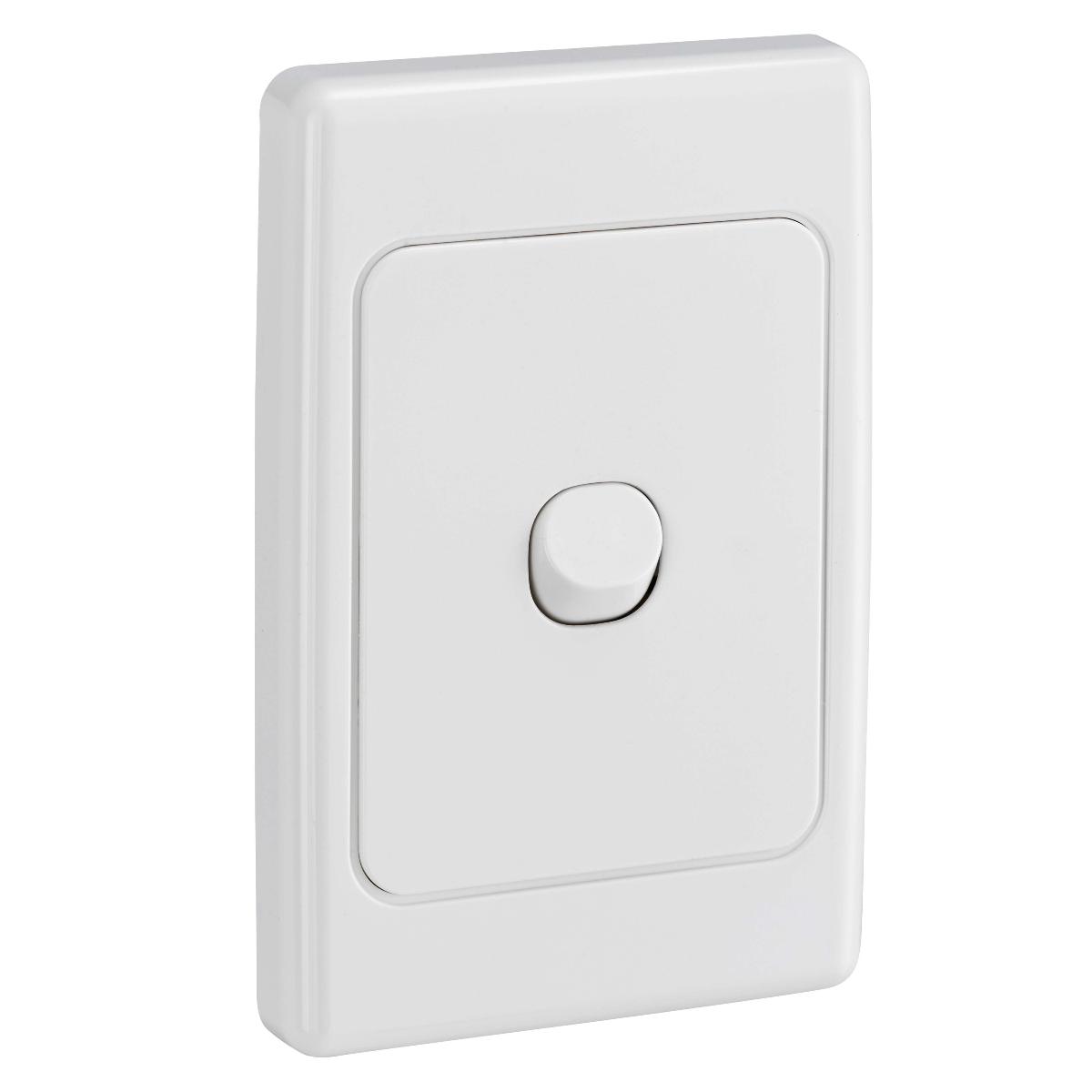 SWITCH 1GANG VERTICAL 10A IP66 WHITE