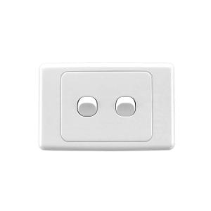 2000 W/P SWITCH HORIZ IP66 2G 10A WHITE 2000 W/P SWITCH HORIZ IP66 2G 10A WHITE