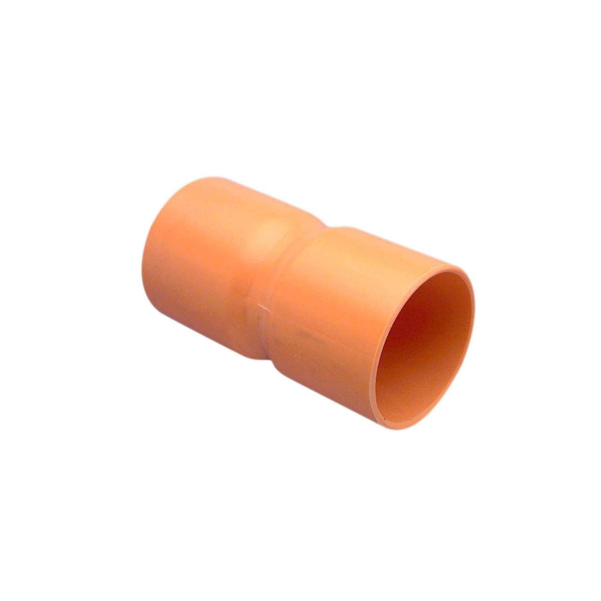 PLAIN COUPLING PVC PVC 63MM ORANGE