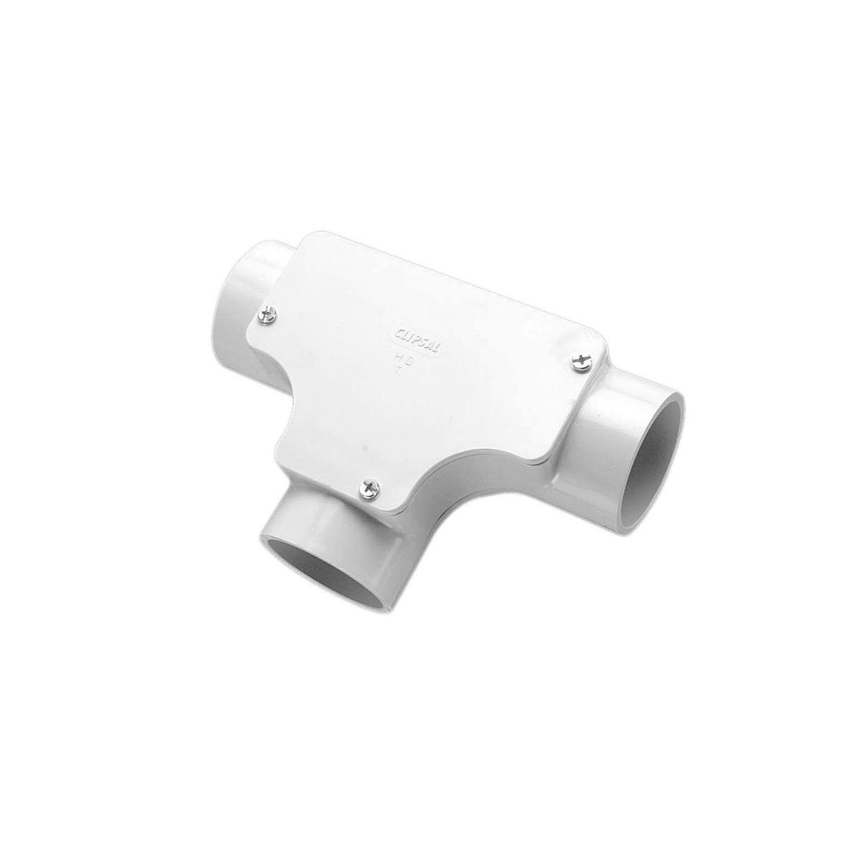 INSPECTION TEE PVC 50MM ORANGE