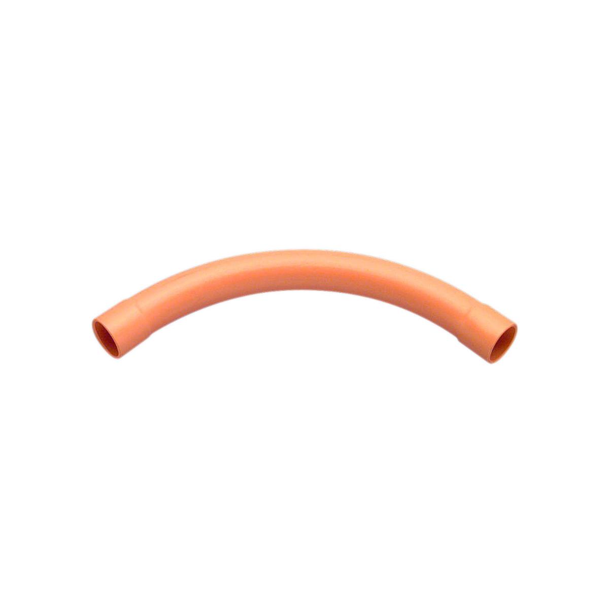 U/G SWEEP BEND PVC 90DEG 25MM ORANGE