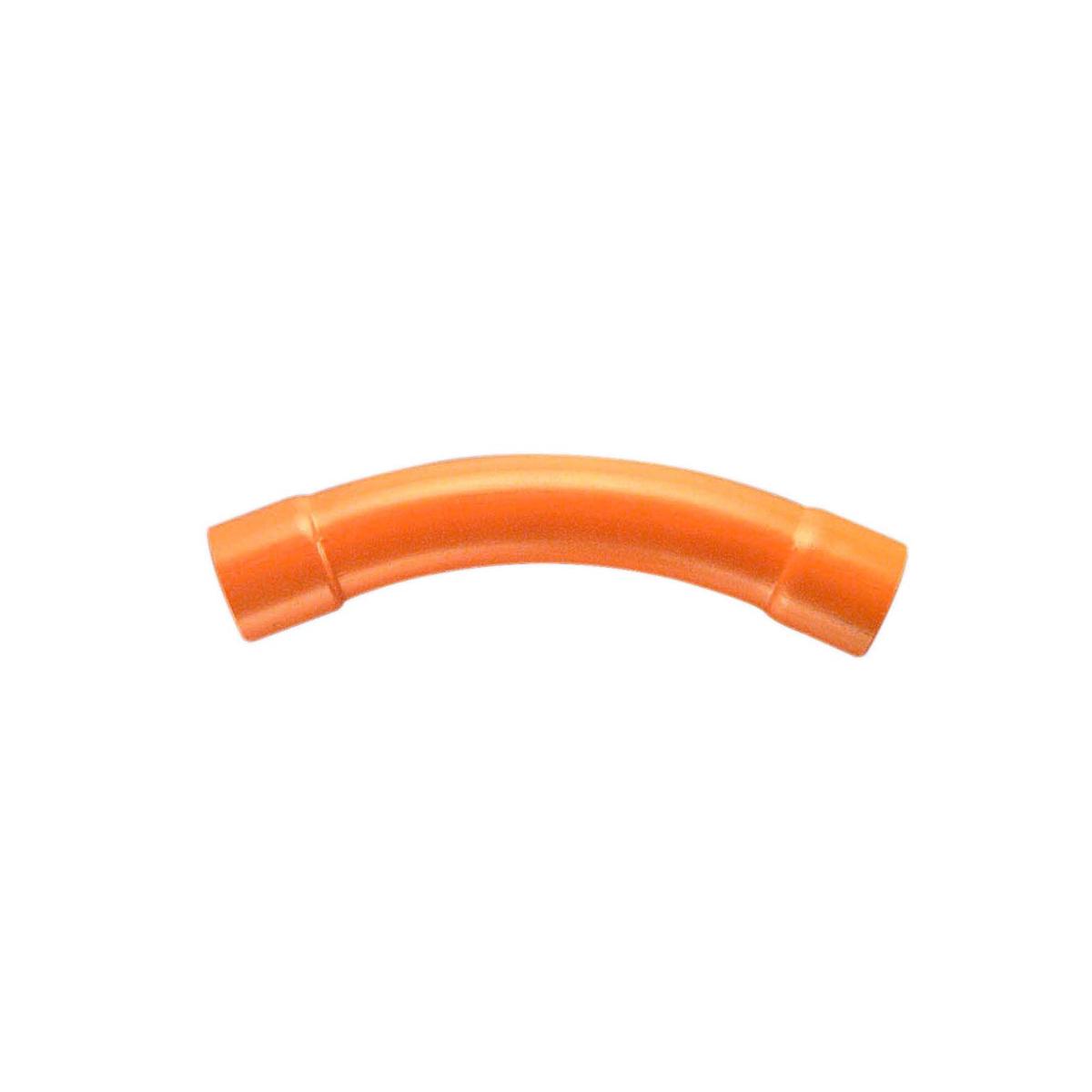 U/G SWEEP BEND PVC 45DEG 32MM ORANGE