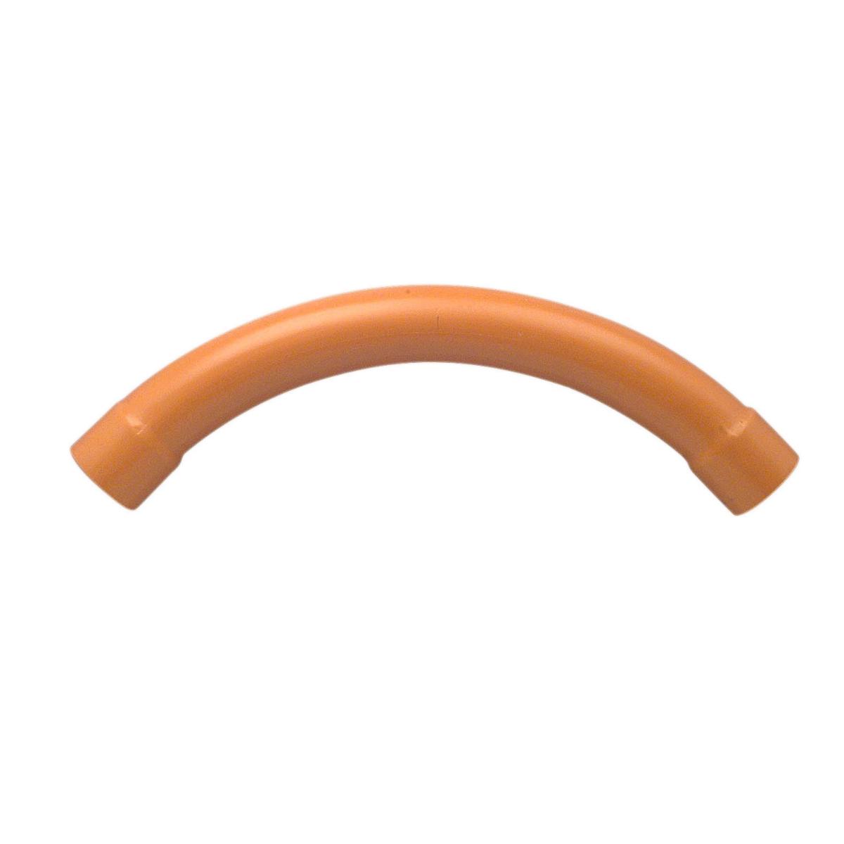 U/G SWEEP BEND PVC 90DEG 125MM ORANGE