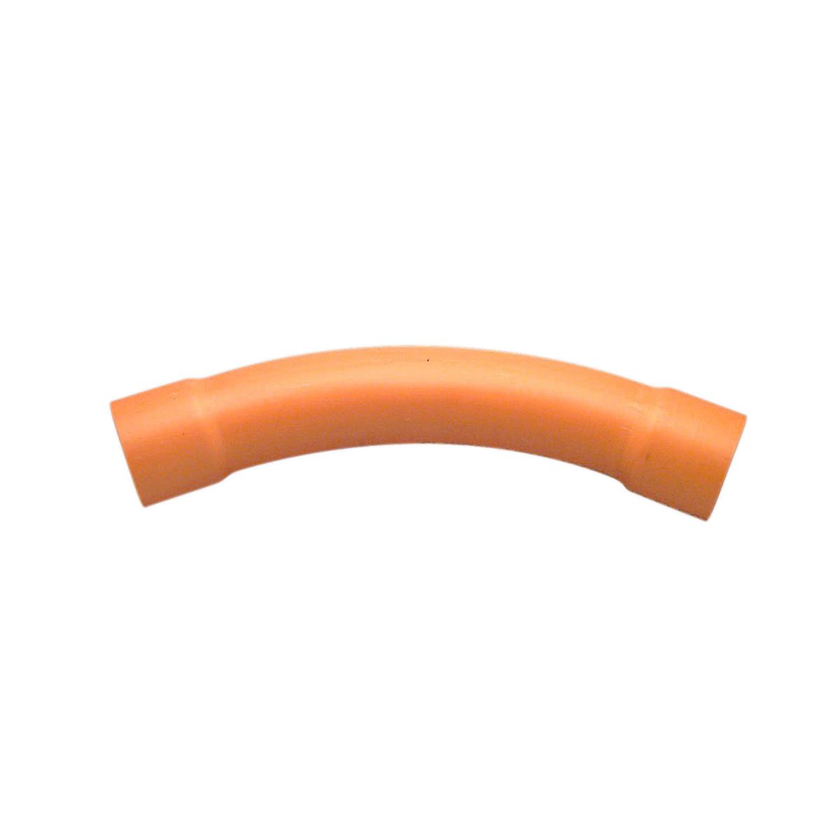 U/G SWEEP BEND PVC 45DEG 100MM ORANGE