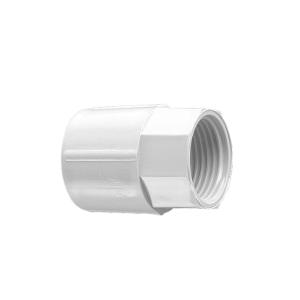 PLAIN TO SCREWED COUPLING PVC 16MM GREY