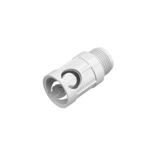 PLAIN TO SCD CORRO ADAPTOR PVC 20MM GREY