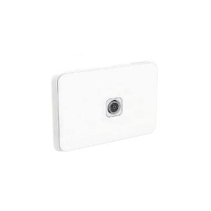 ICONIC TV SOCKET PAL - F TYPE 1G VIV WHT