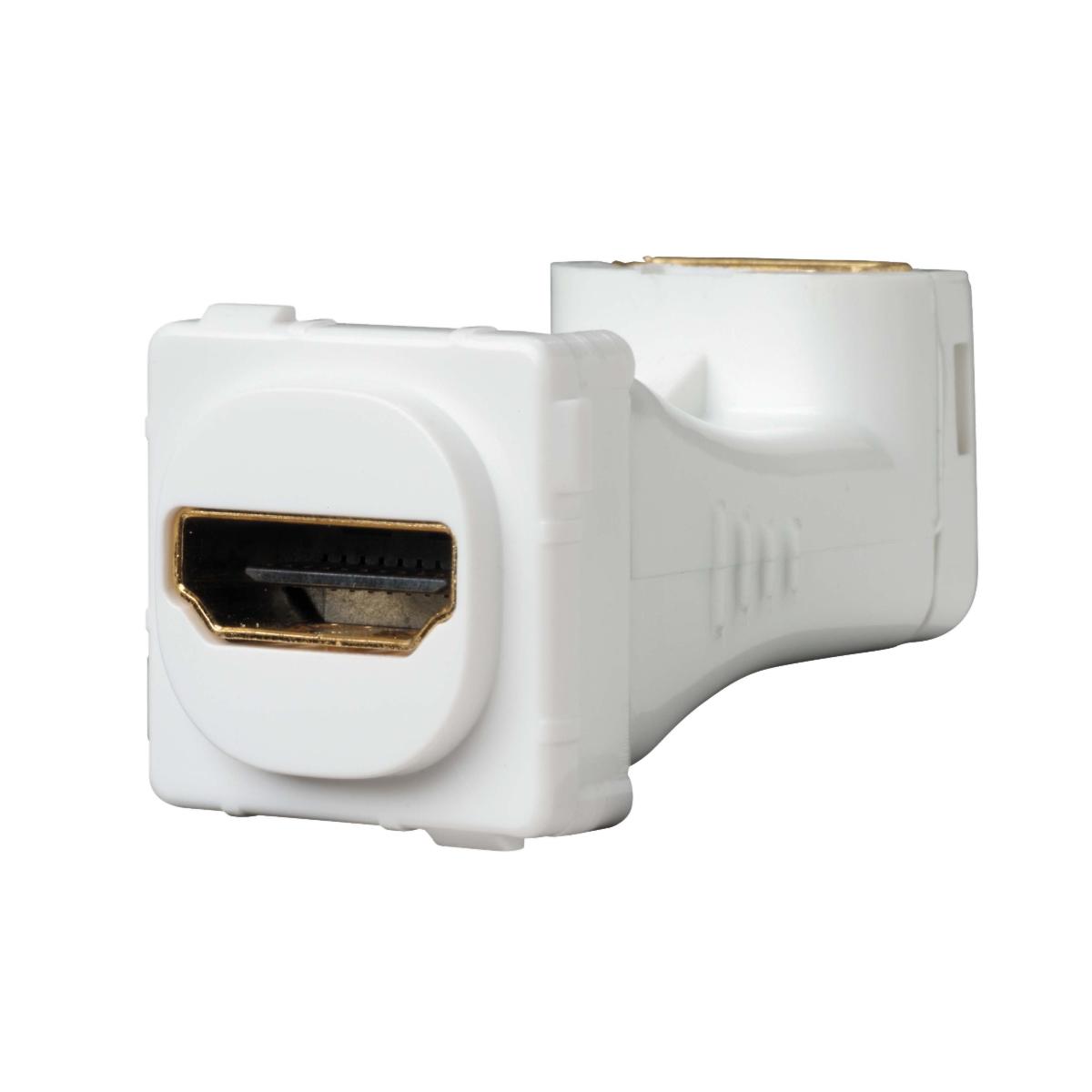 30 MECH HDMI ANGLED REAR CONN WHITE