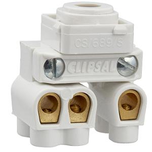 CORD OUTLET TERMINAL BLOCK + GROMMET WHT CORD OUTLET TERMINAL BLOCK + GROMMET WHT