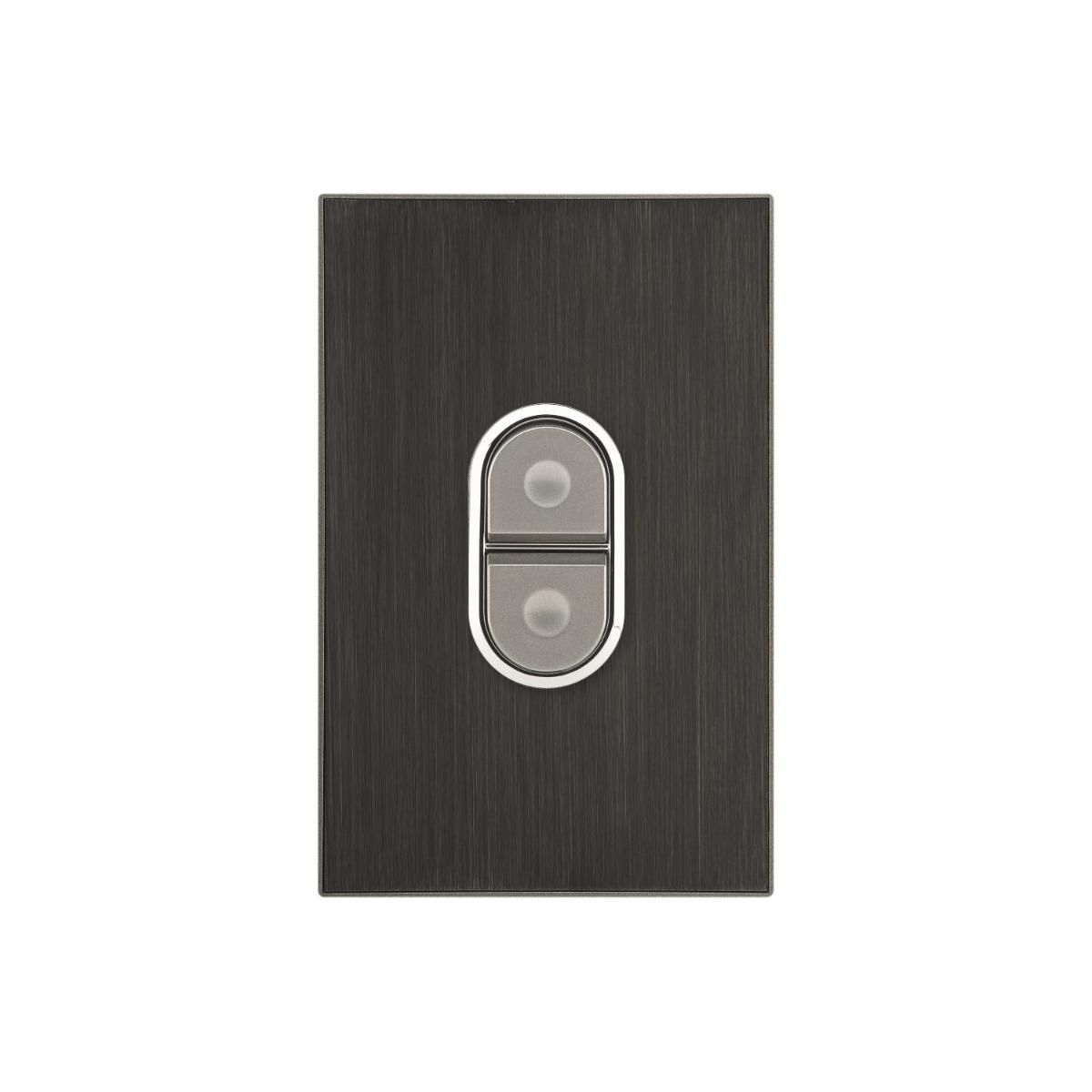 SATURN COOKER SWITCH 1G 45A S/P HOR BLK