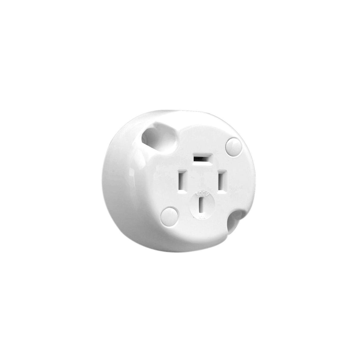 SURFACE SOCKET 4PIN 500V 10A WHITE