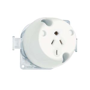 SURFACE SOCKET 4PIN 250/440V 10A WHITE